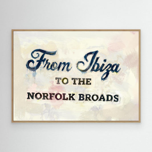 From Ibiza to the Norfolk Broads - Canvas Print