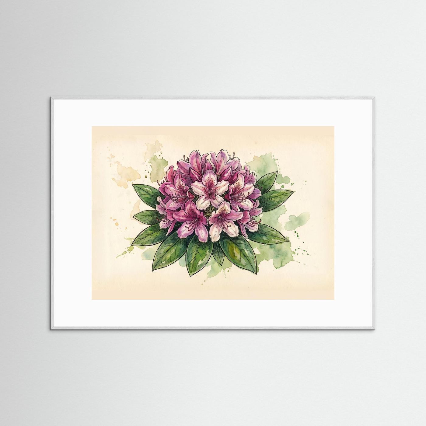 Rhododendron /Botanical Print