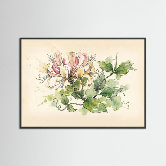 Honeysuckle / Botanical Print