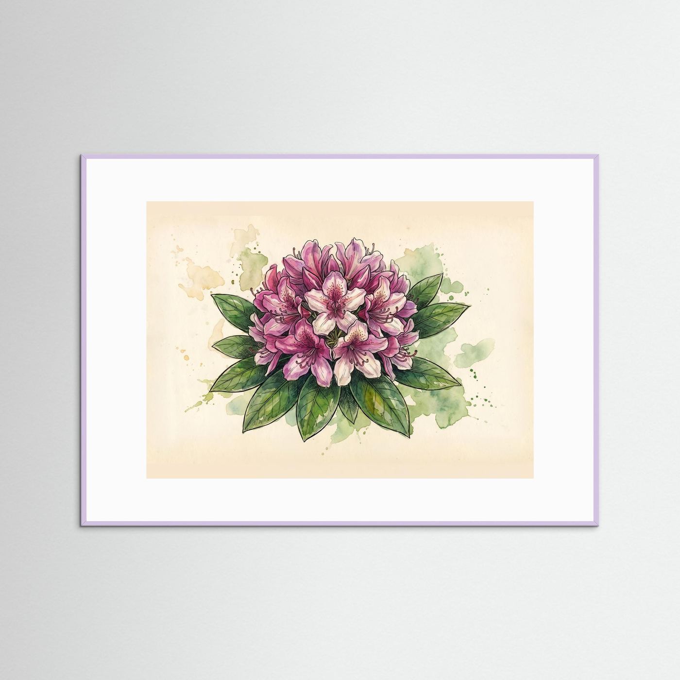 Rhododendron /Botanical  Print