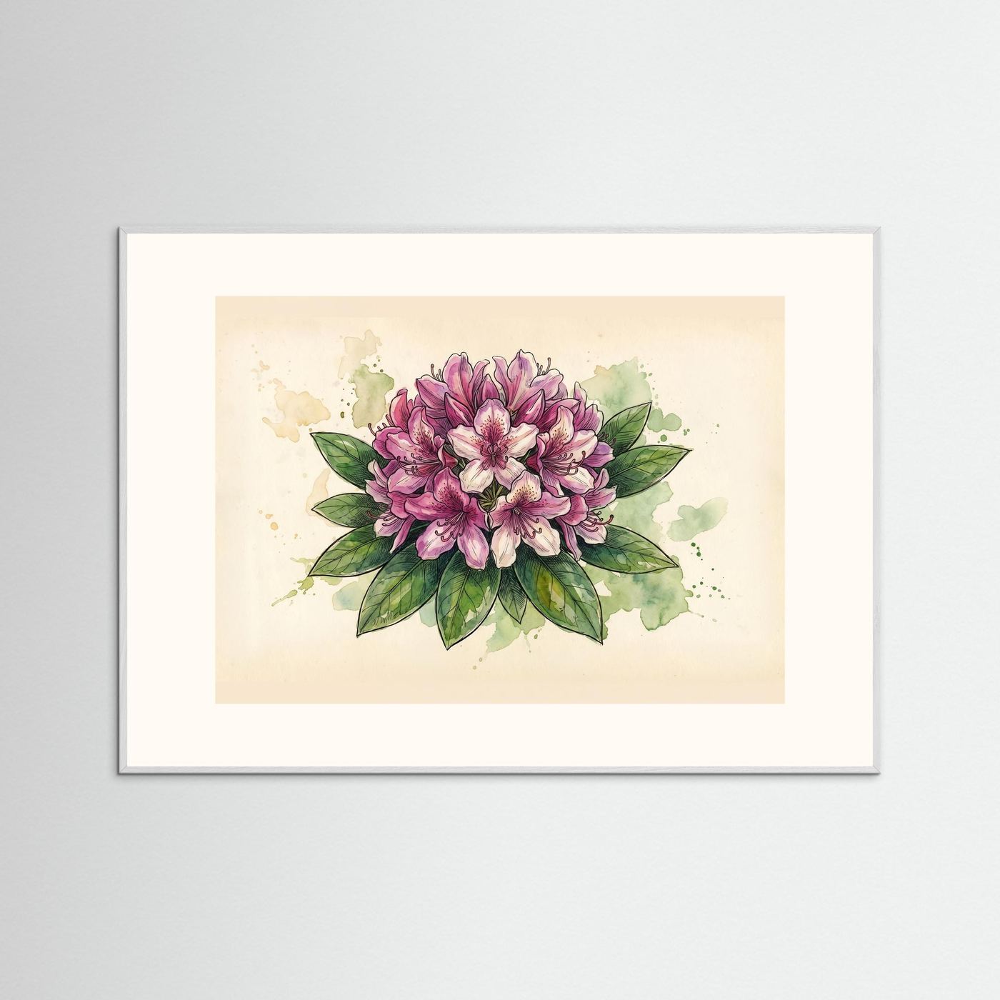 Rhododendron /Botanical  Print