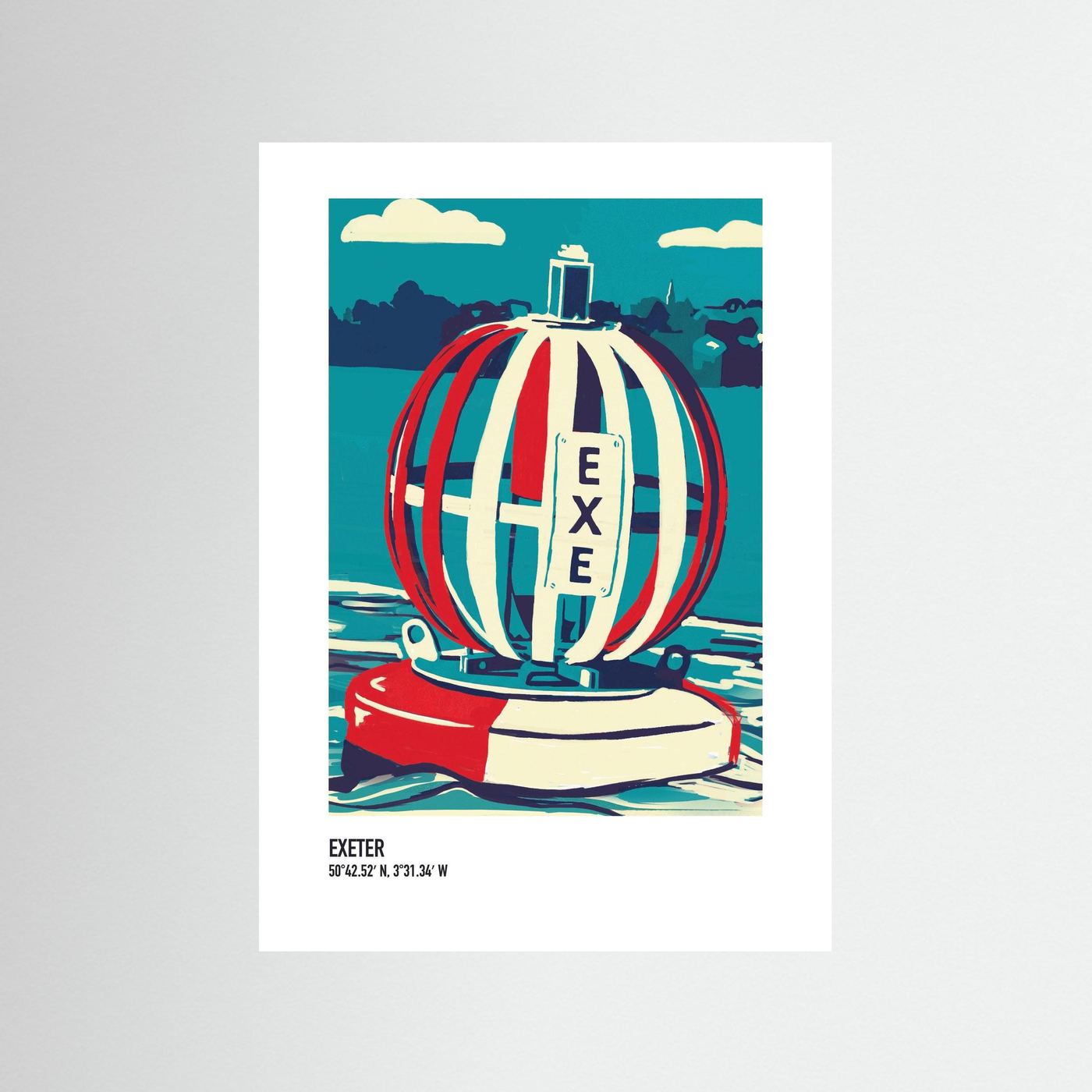 EXETER PRINT - Art Print