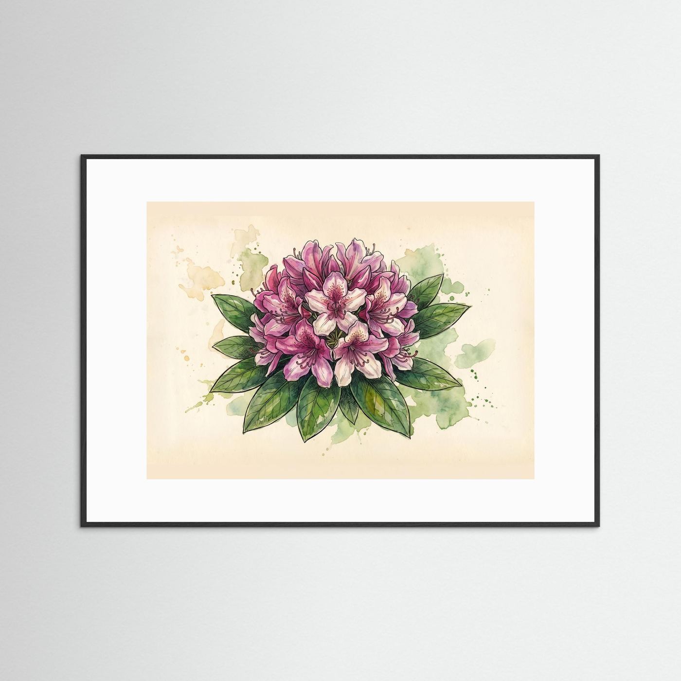 Rhododendron /Botanical  Print
