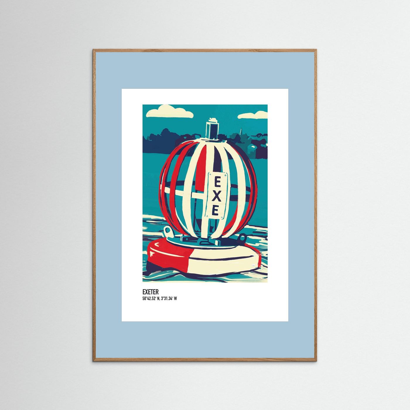 EXETER PRINT - Art Print