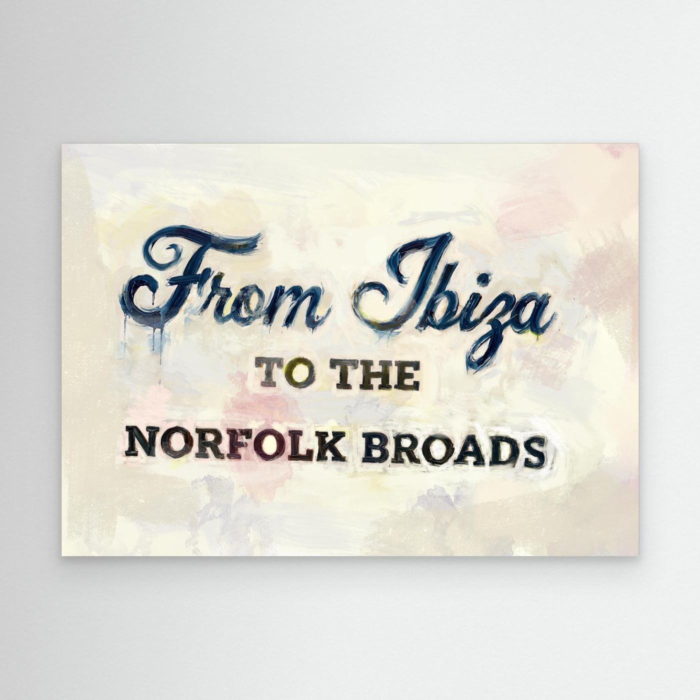 From Ibiza to the Norfolk Broads - Canvas Print