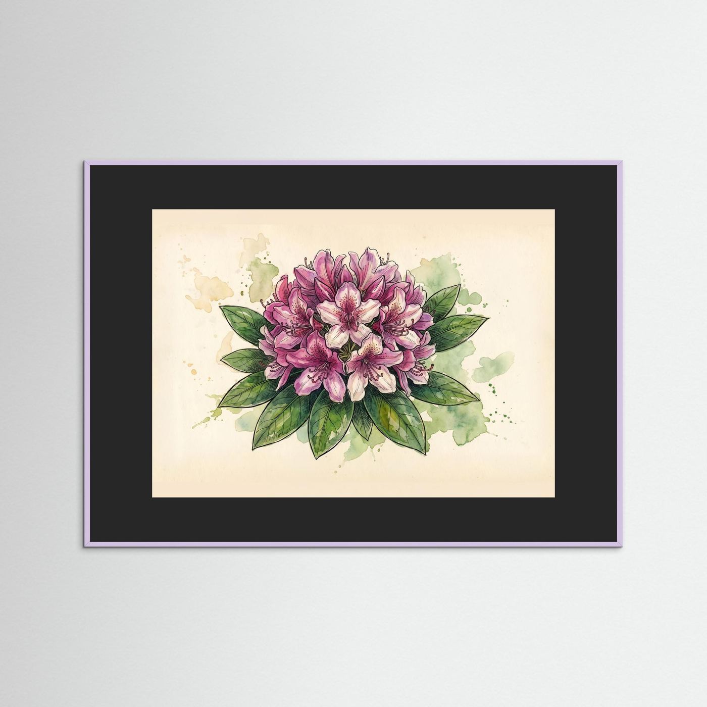Rhododendron /Botanical  Print