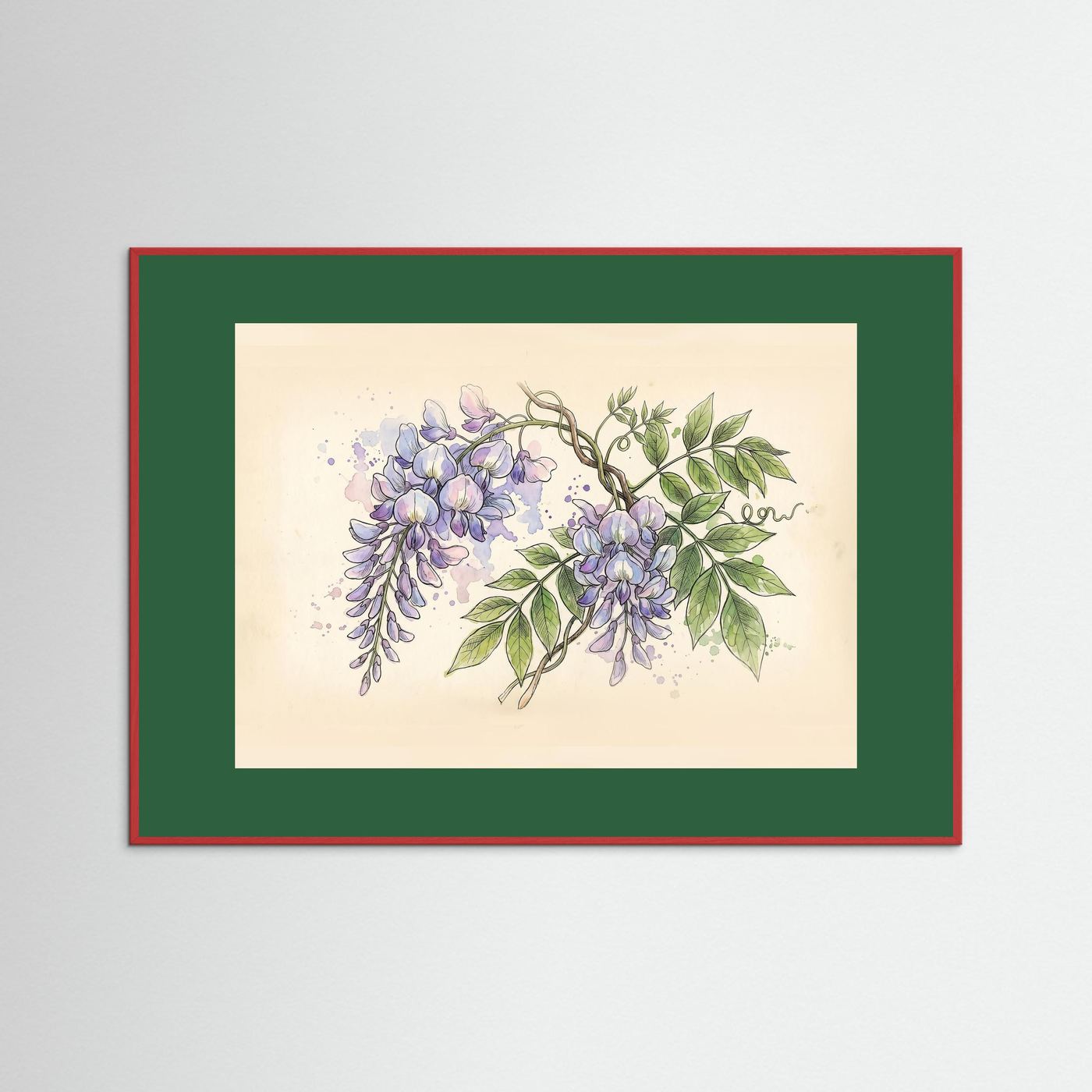 Wisteria / Botanical Print