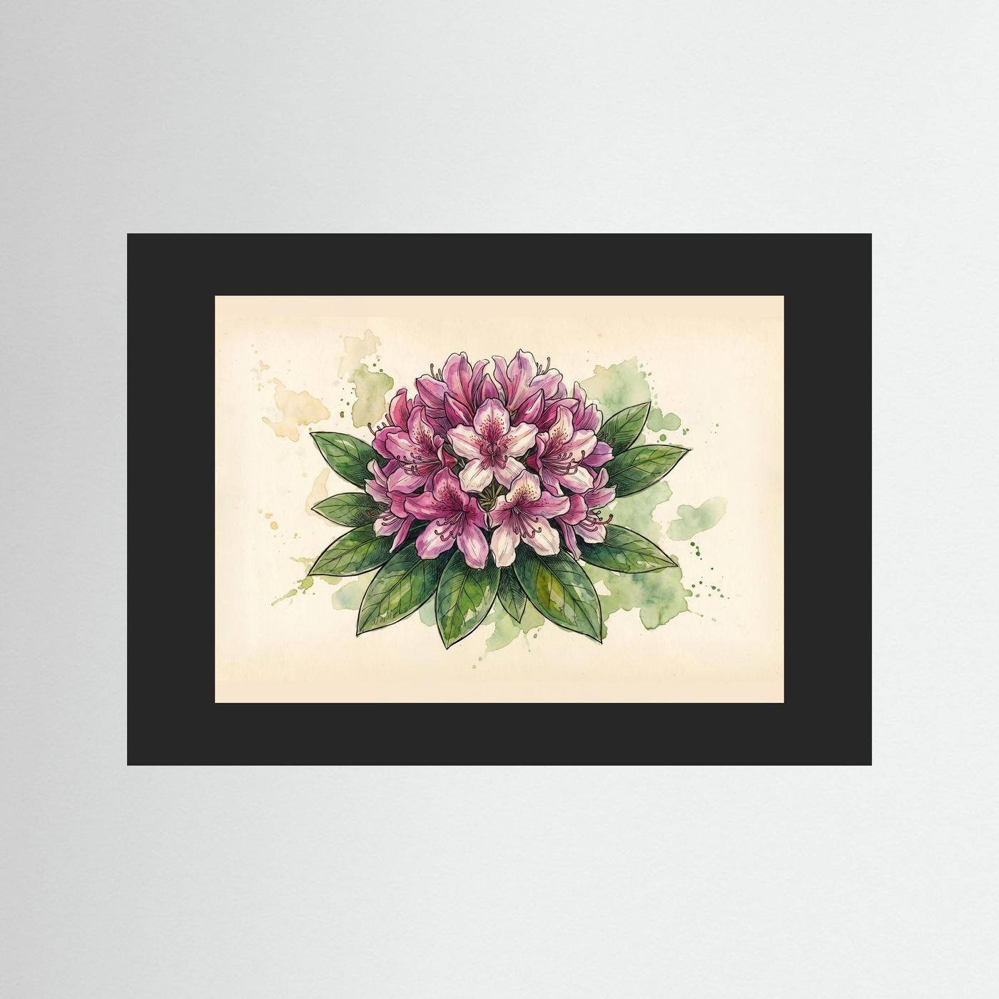 Rhododendron /Botanical  Print