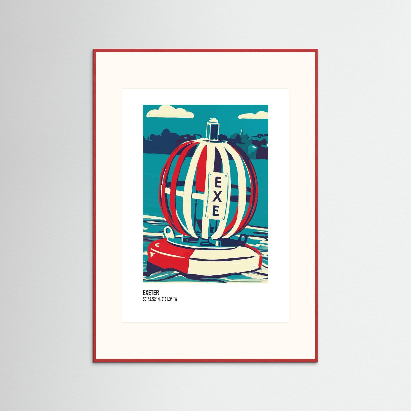 EXETER PRINT - Art Print