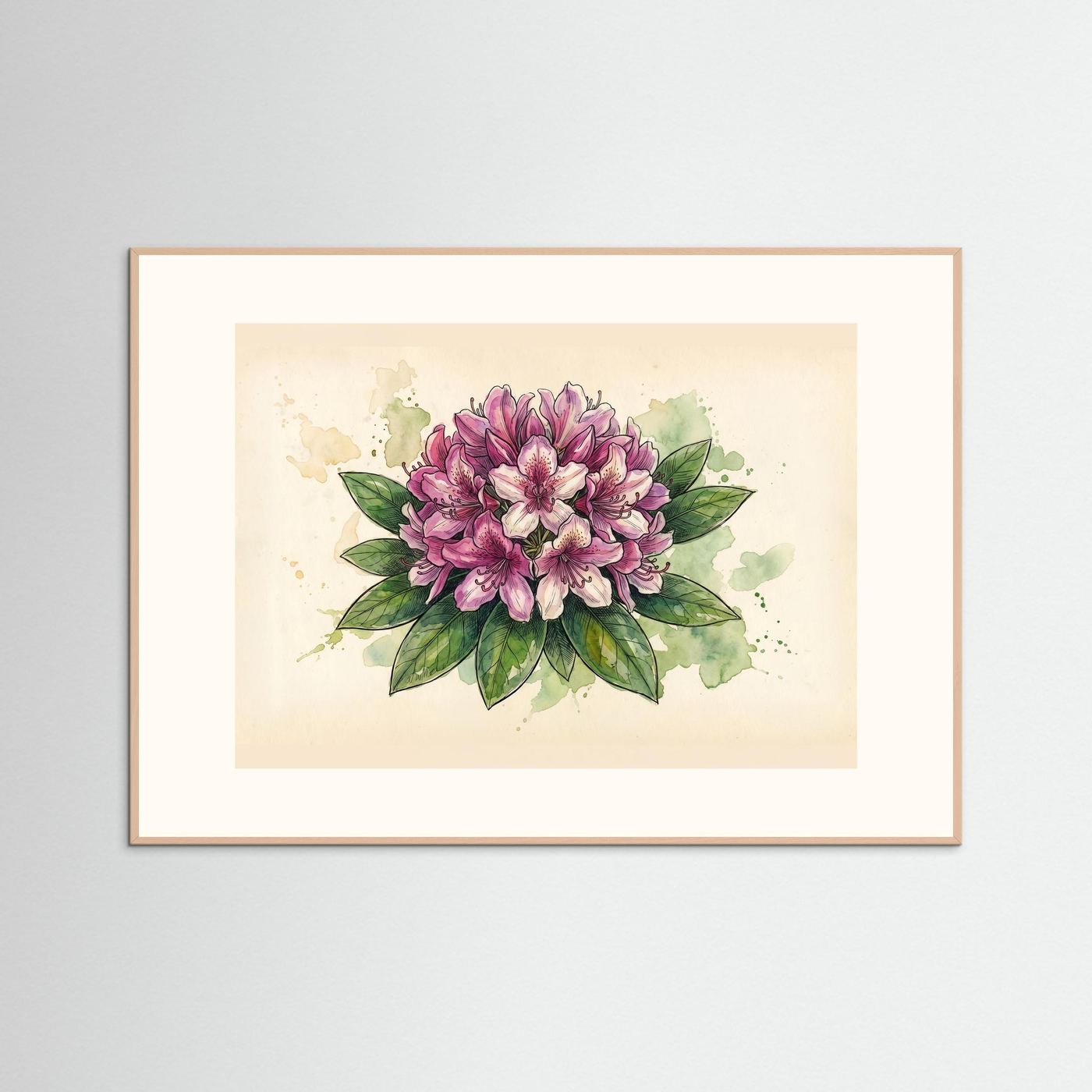 Rhododendron /Botanical  Print