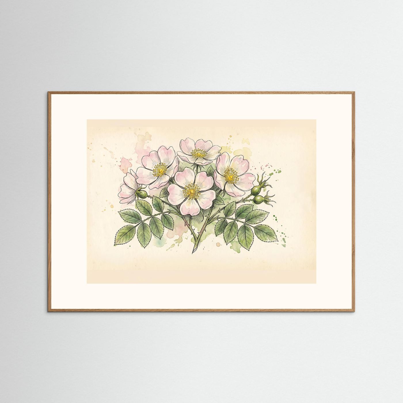 Dog Rose/ Botanical Print