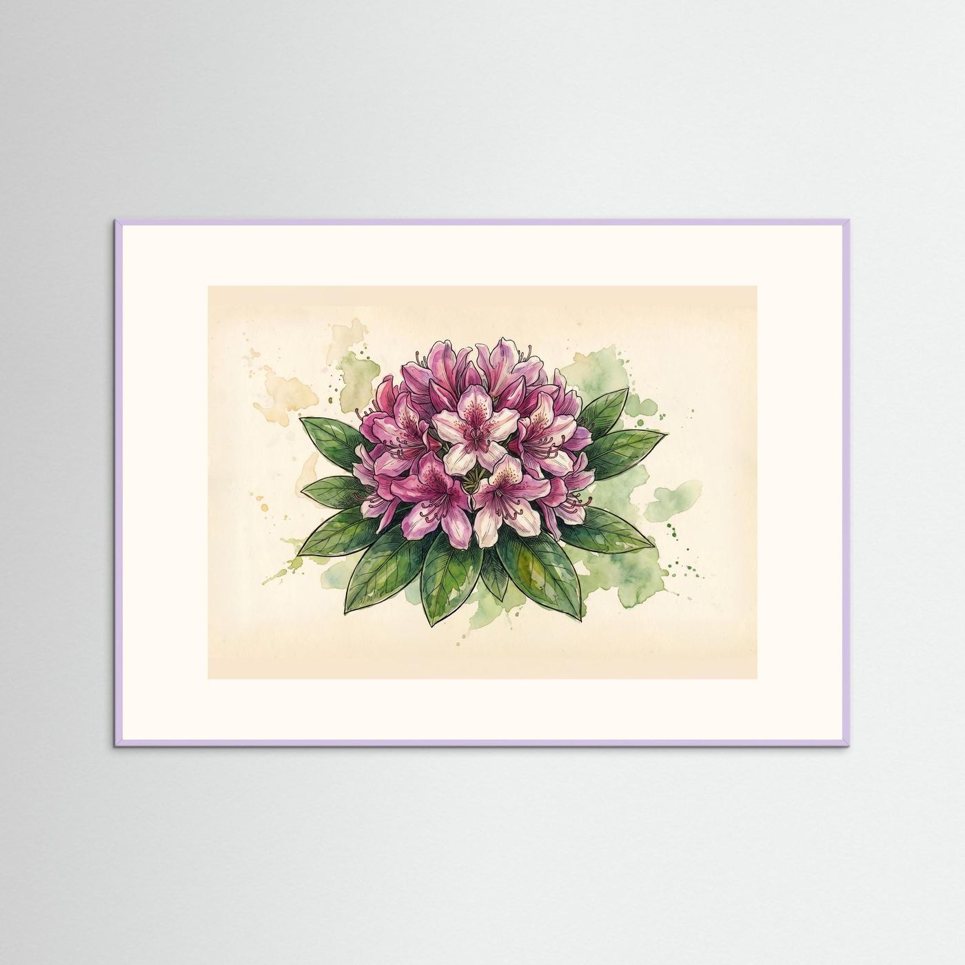 Rhododendron /Botanical  Print