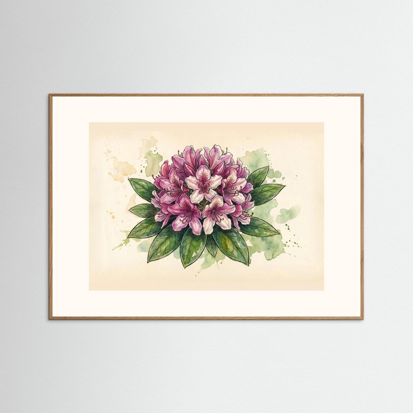 Rhododendron /Botanical  Print