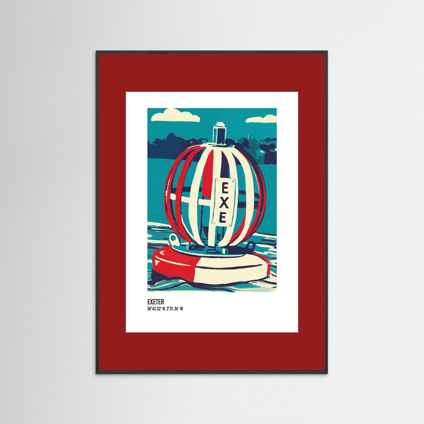 EXETER PRINT - Art Print