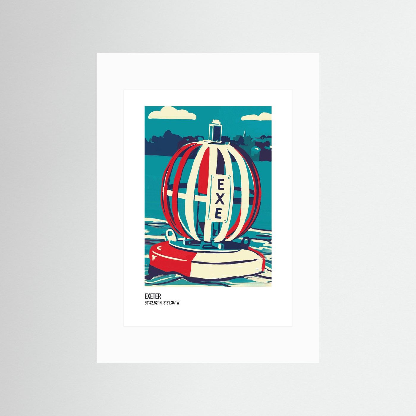 EXETER PRINT - Art Print