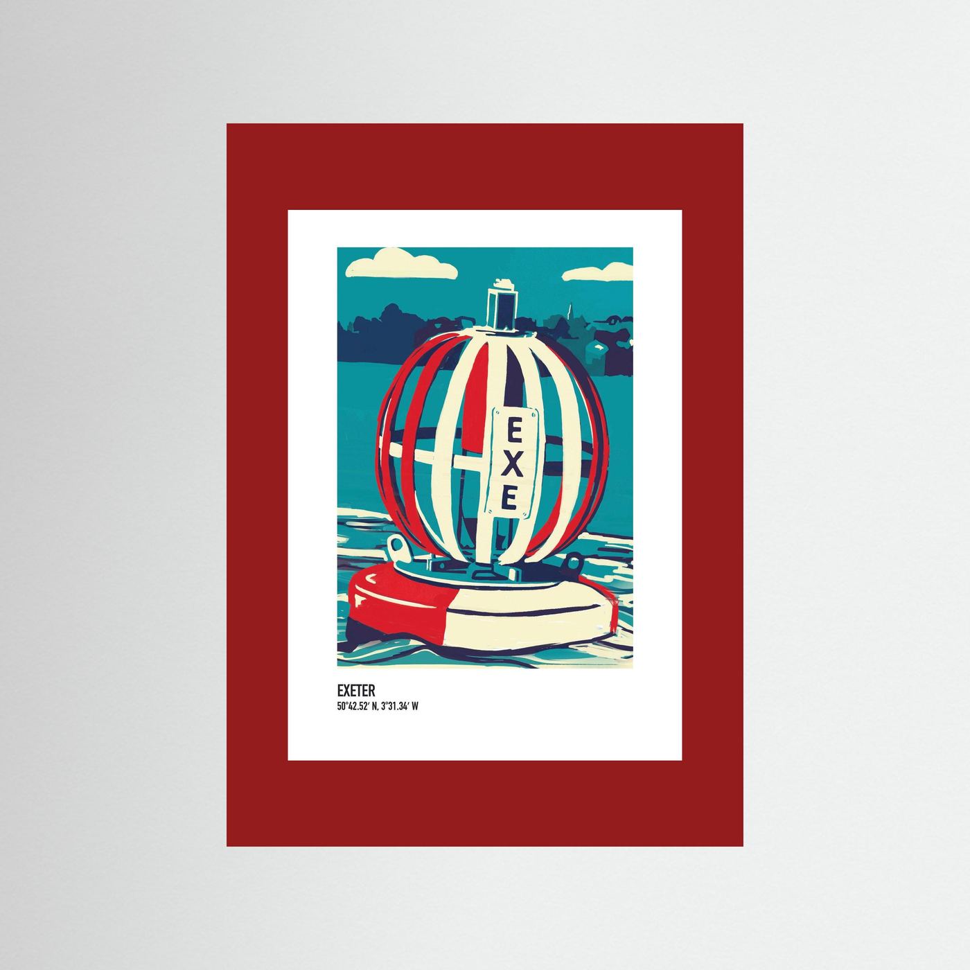 EXETER PRINT - Art Print